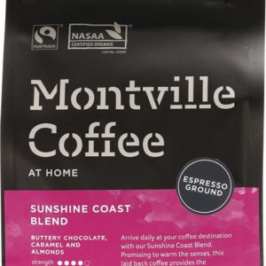 Organic Coffee Sunshine Coast Blend Espresso Ground 250g