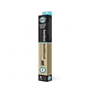 Toothbrush Bamboo Activated Charcoal Medium x 2 Pack