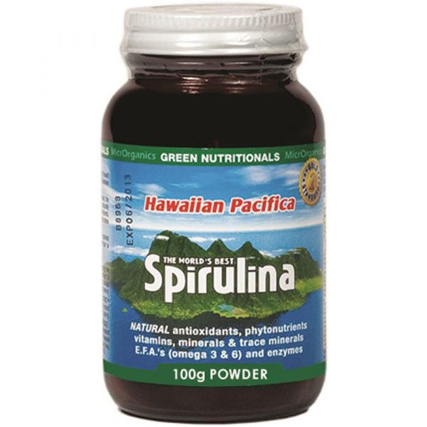 Green Nutritionals Hawaiian Pacifica Spirulina 480mg 60vc