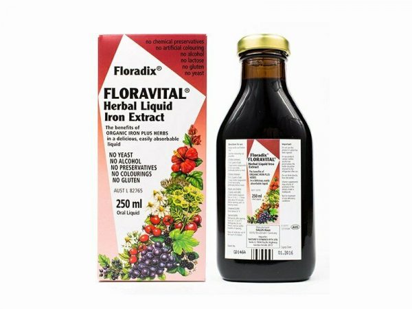 Floravital Herbal Liquid Iron Extract 250mL Oral Liquid