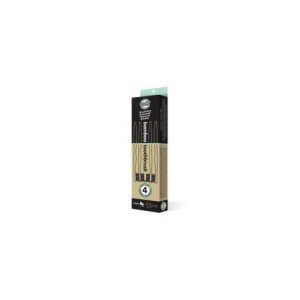 Toothbrush Bamboo Activated Charcoal Soft x 4 Pack