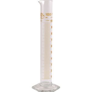 Measuring Cylinder Glass Graduated 100ml