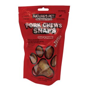 Pigs Ears Snaps x 2 Pack (Pork Chews Snaps)