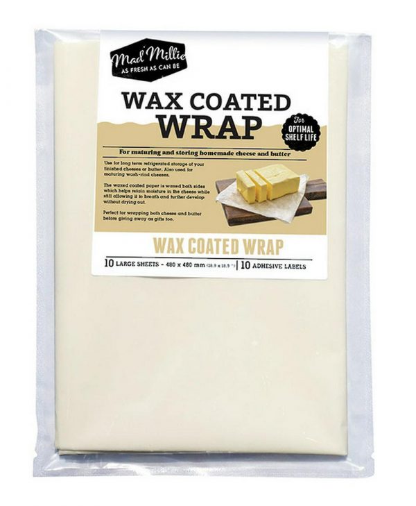 Wax Coated Wrap (480x480mm sheets) x 10 Pack