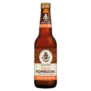 Organic Kombucha Lemon Lime & Bitters 330ml x 12 Pack