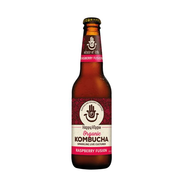 Kombucha Raspberry Fusion 330ml x 12 Pack