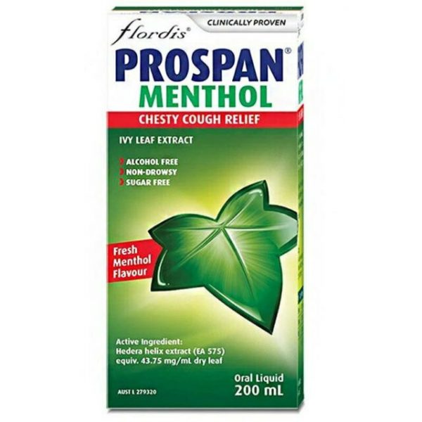 Prospan Menthol Chesty Cough Relief 200ml Oral Liquid