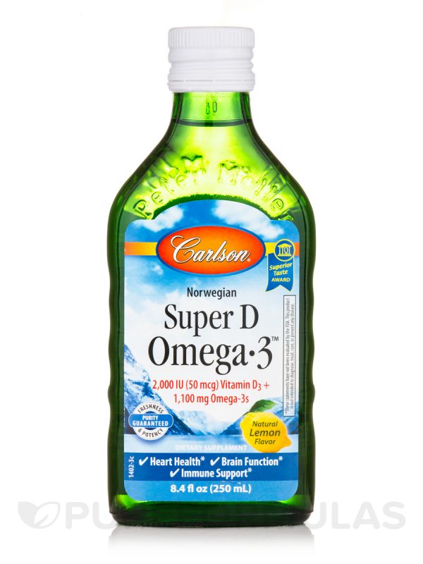 Norwegian Super D Omega 3 Natural Lemon Flavor 250 ml