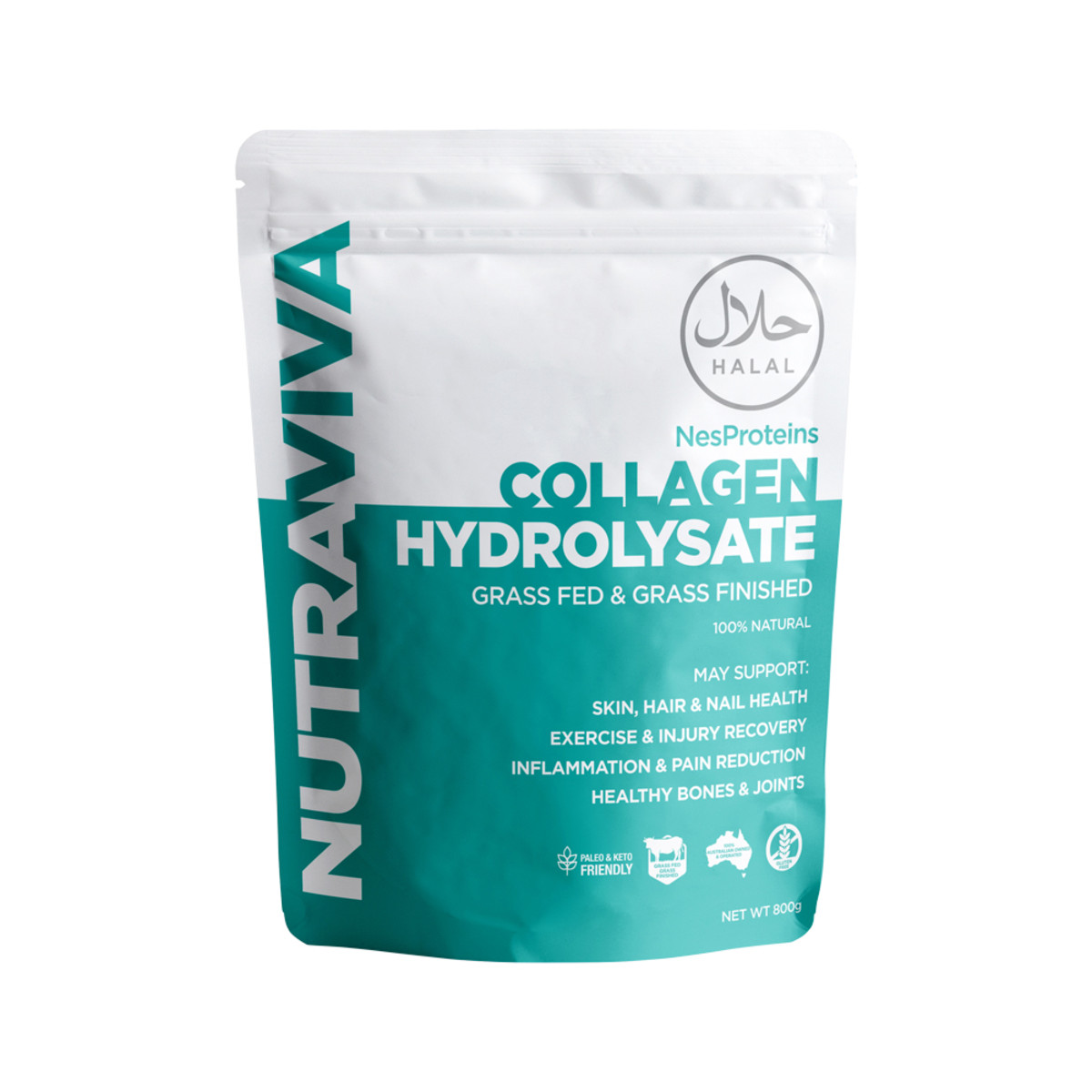 NutraViva NesProteins Beef Collagen (Collagen Hydrolysate) Halal 800g ...