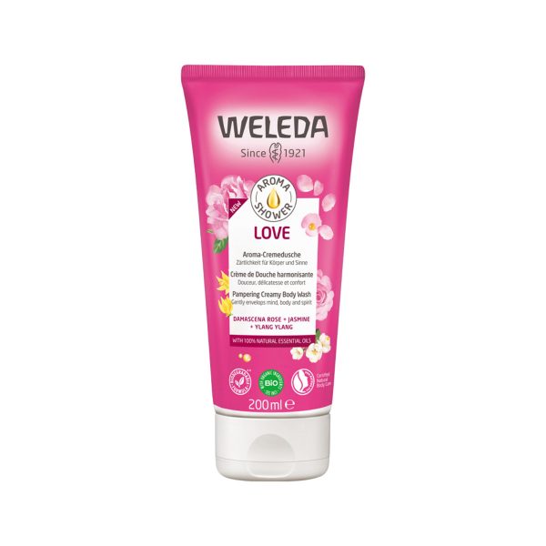 Weleda Aroma Shower Gel Love (Damascena Rose + Jamine + Ylang Ylang) 200ml