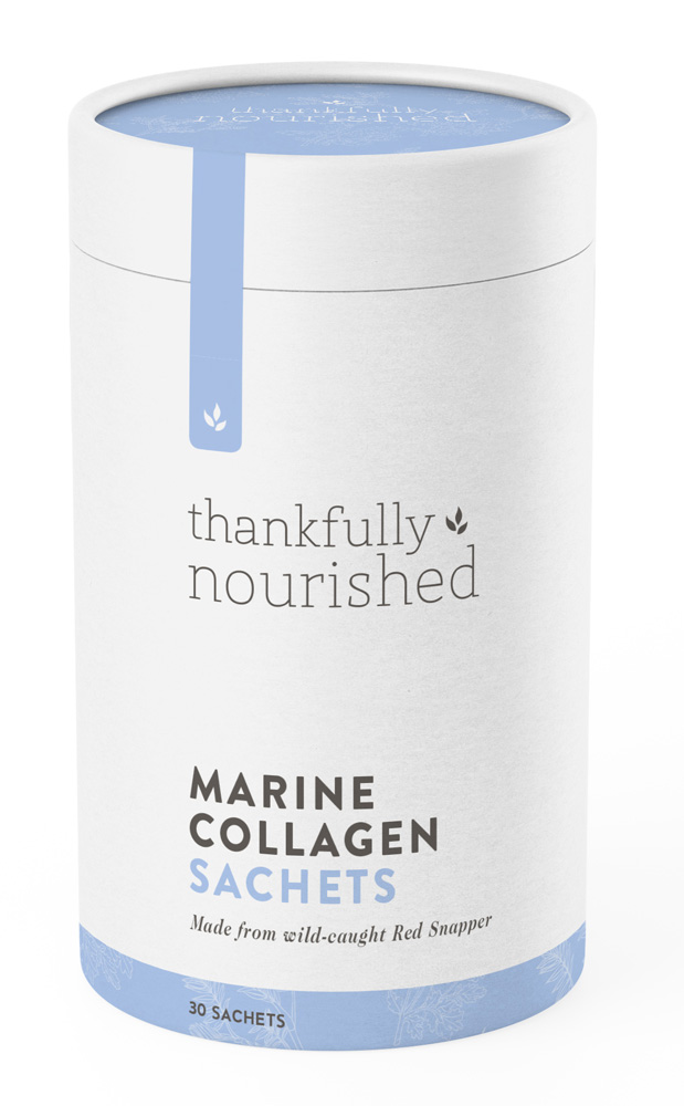 Thankfully Nourished Marine Collagen Sachets 30s 90g BB Nov 2021 ...